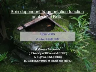 Spin dependent fragmentation function analysis at Belle