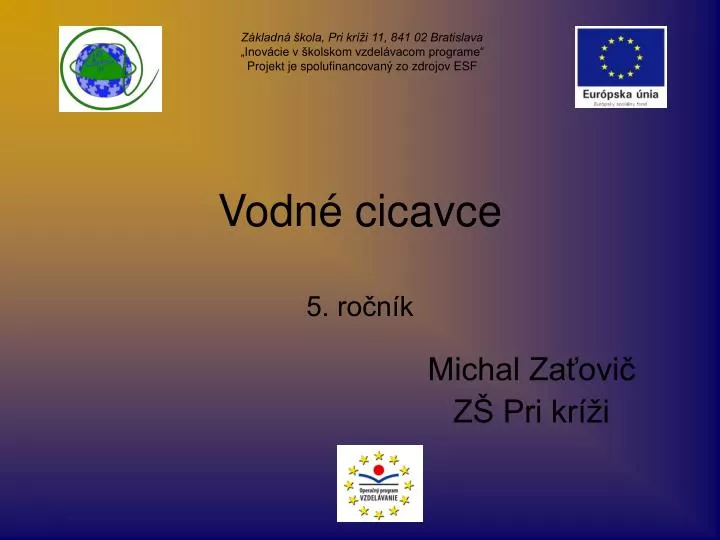 vodn cicavce 5 ro n k