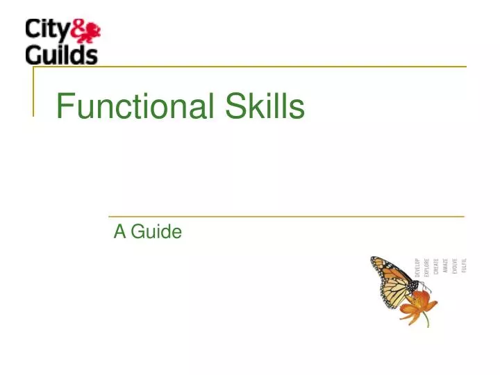 functional skills