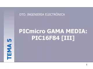 picmicro gama media pic16f84 iii