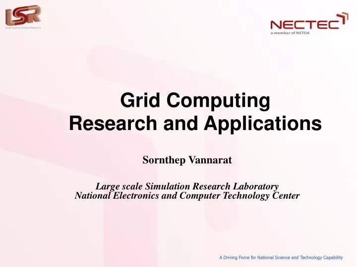 grid computing research and applications