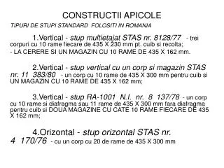 constructii apicole