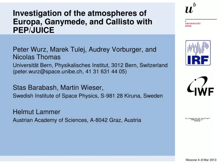 investigation of the atmospheres of europa ganymede and callisto with pep juice
