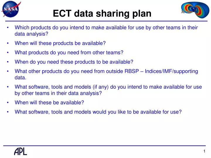 ect data sharing plan