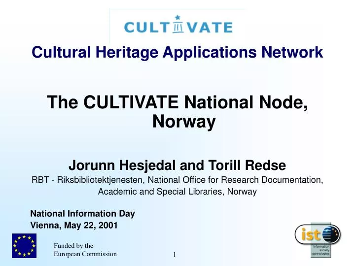 cultural heritage applications network