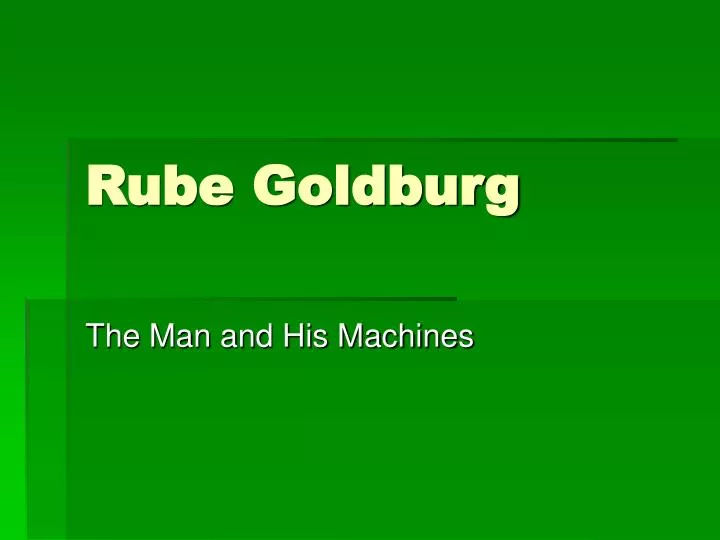 rube goldburg