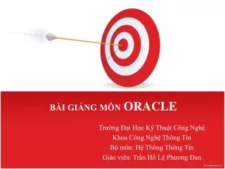 b i gi ng m n oracle