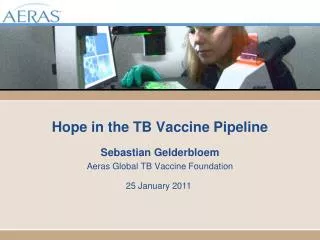 Hope in the TB Vaccine Pipeline