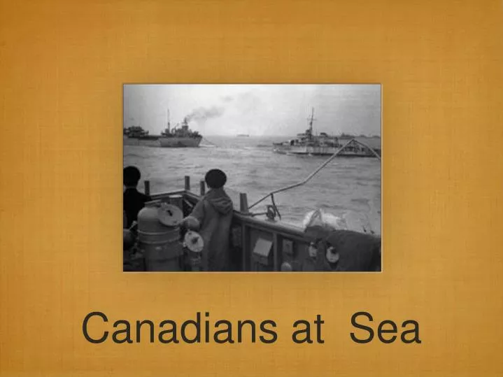 canadians at sea