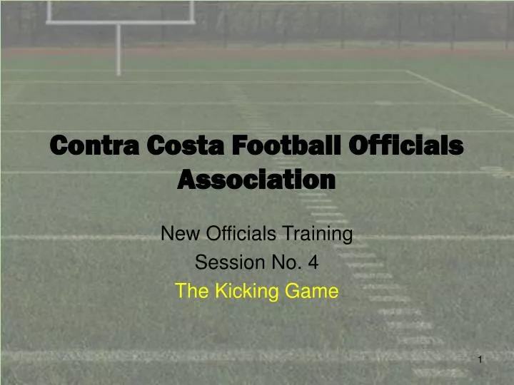 contra costa football officials association