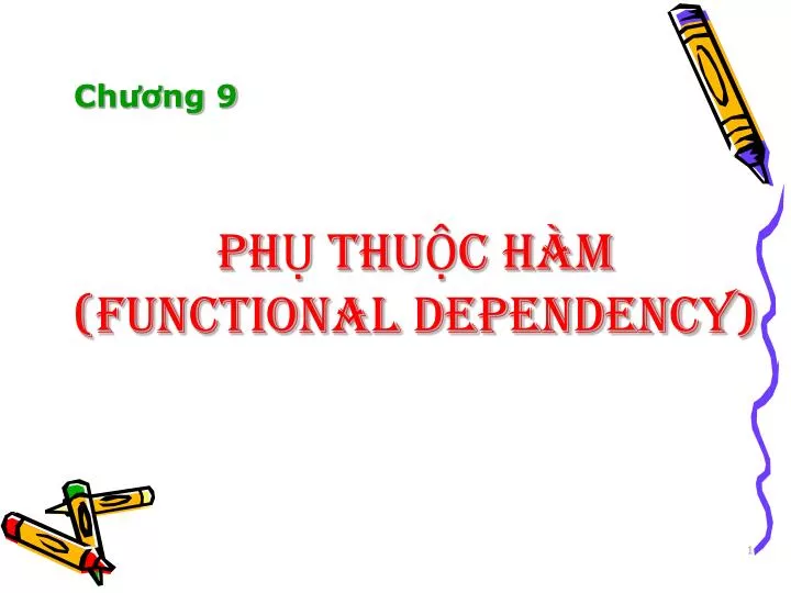 ph thu c h m functional dependency