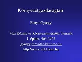 k rnyezetgazdas gtan