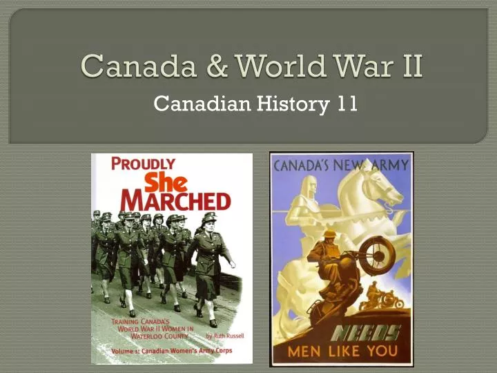 canada world war ii