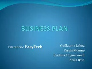 business plan