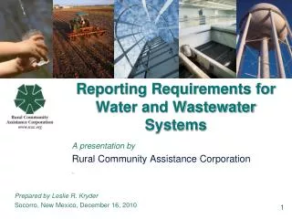 Reporting Requirements for Water and Wastewater Systems