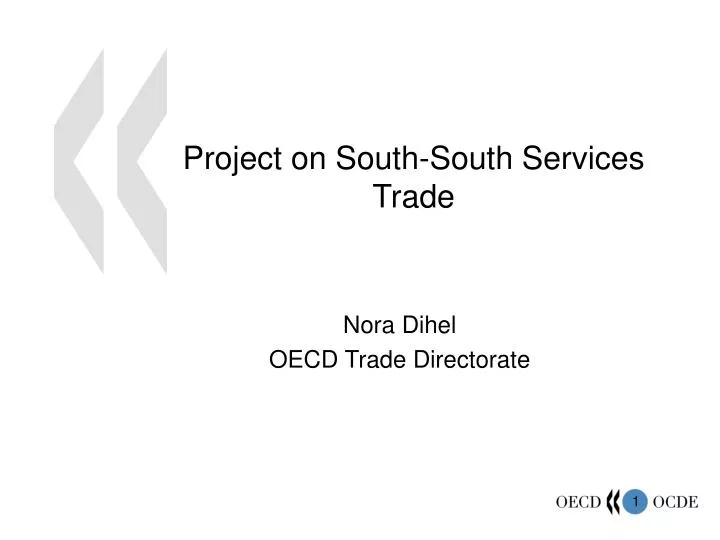 project on south south services trade