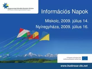 inform ci s napok