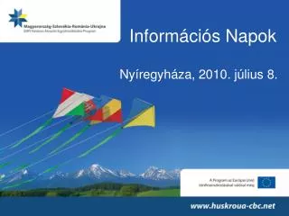 inform ci s napok