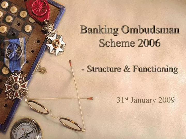 banking ombudsman scheme 2006 structure functioning