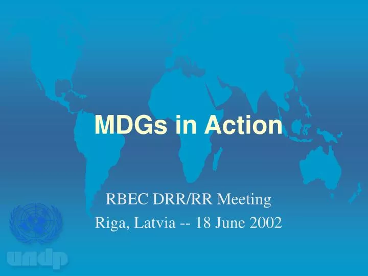 mdgs in action