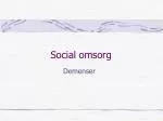 Social omsorg - slide 1