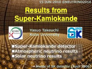 Results from Super-Kamiokande