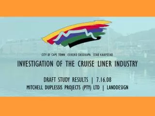 INVESTIGATION OF THE CRUISE LINER INDUSTRY