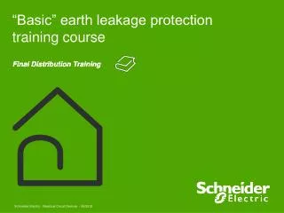 “Basic” earth leakage protection training course