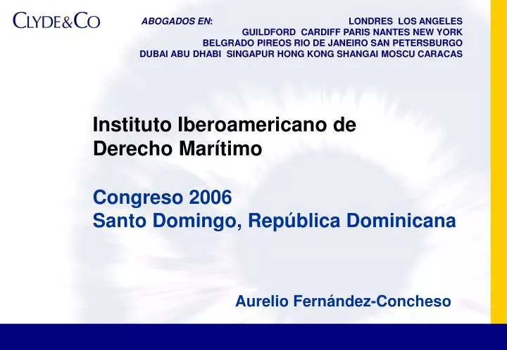 instituto iberoamericano de derecho mar timo