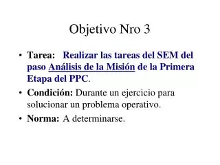 objetivo nro 3