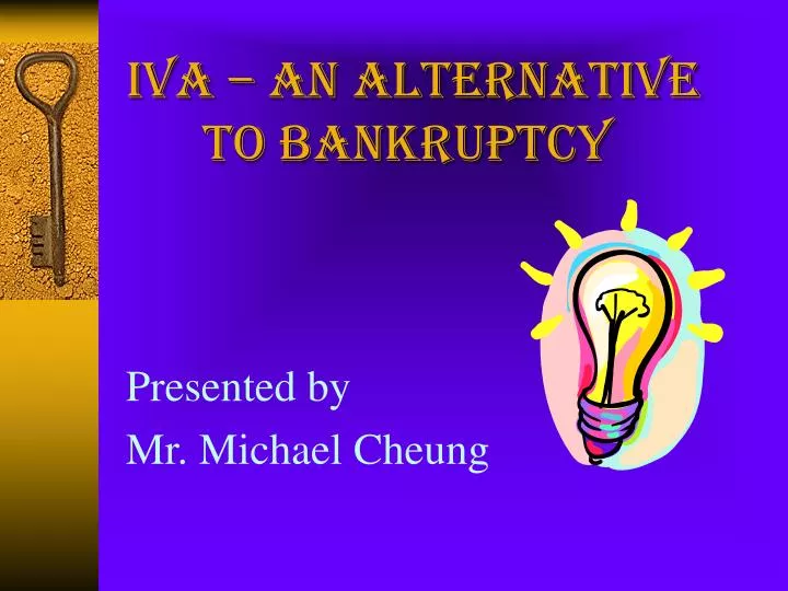 iva an alternative to bankruptcy
