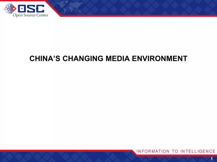 china s changing media environment