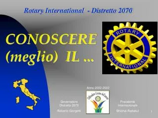 conoscere meglio il