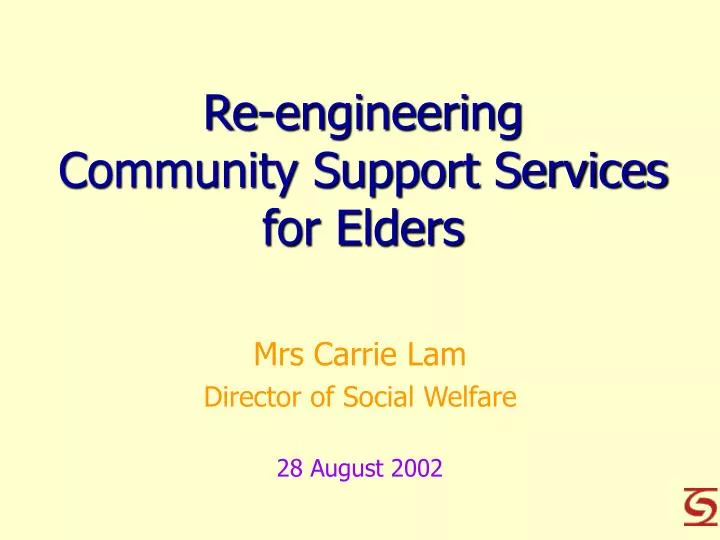 re engineering community support services for elders