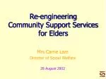 Enhancing Elderly Services: Re-engineering Community Support for Successful Aging - slide 1