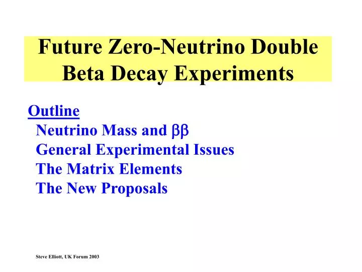 future zero neutrino double beta decay experiments
