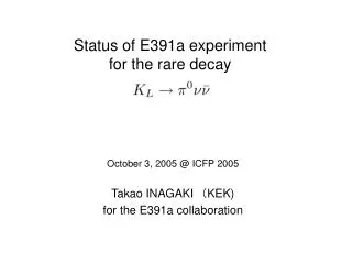 Status of E391a experiment for the rare decay