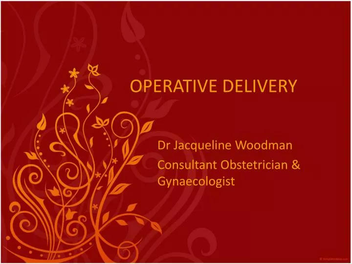 operative delivery