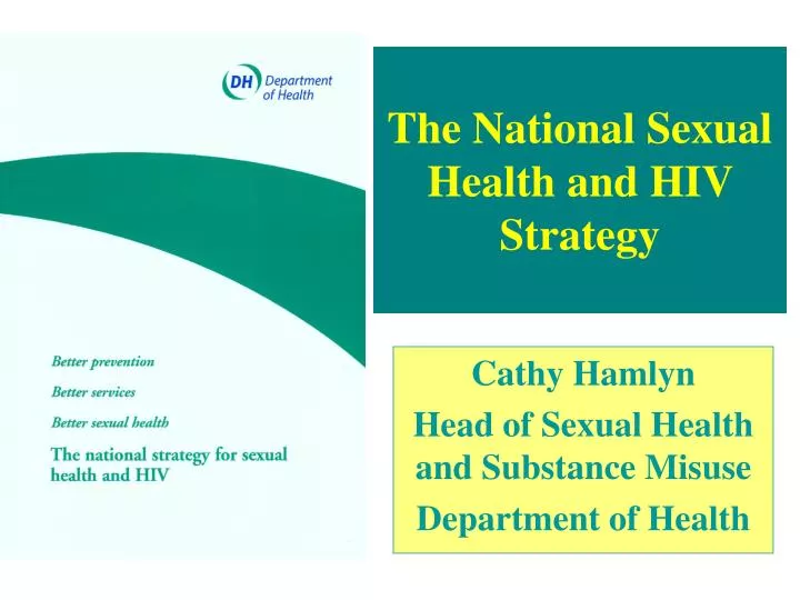 the national sexual health and hiv strategy