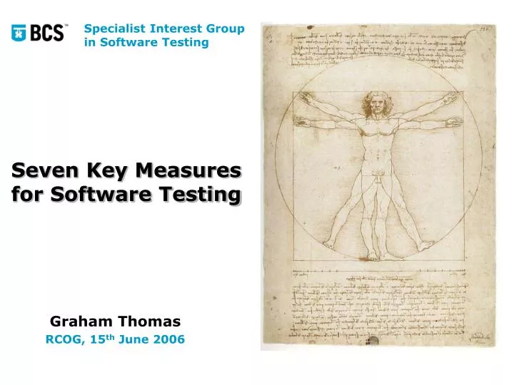 seven key measures for software testing