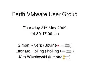 Perth VMware User Group