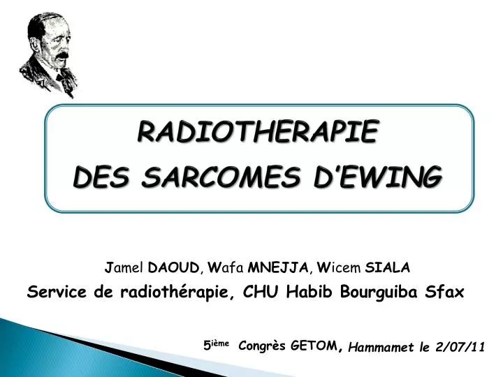 radiotherapie des sarcomes d ewing
