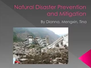 Natural Disaster Prevention and Mitigation