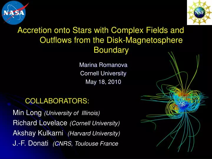 accretion onto stars with complex fields and outflows from the disk magnetosphere boundary