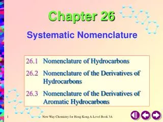 Systematic Nomenclature