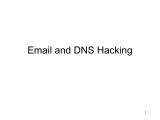 Email and DNS Hacking