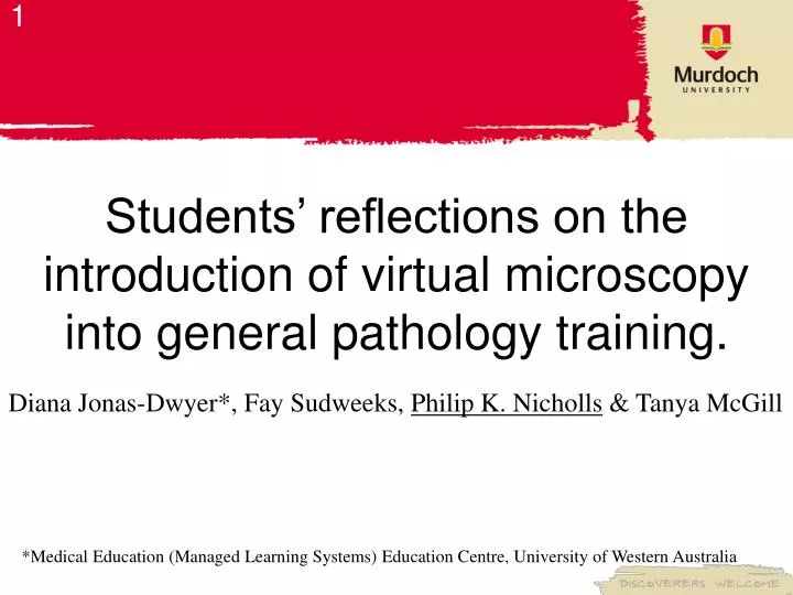 students reflections on the introduction of virtual microscopy into general pathology training