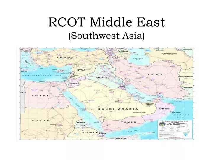 rcot middle east southwest asia