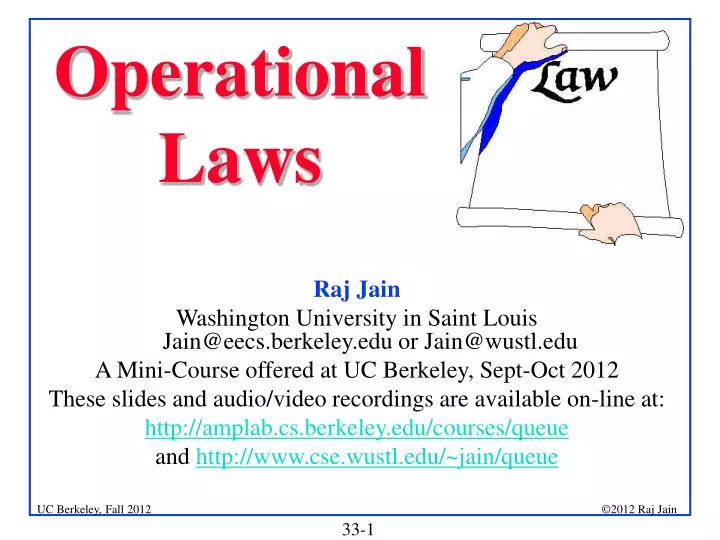 operational laws