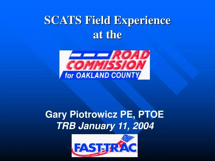 scats field experience at the